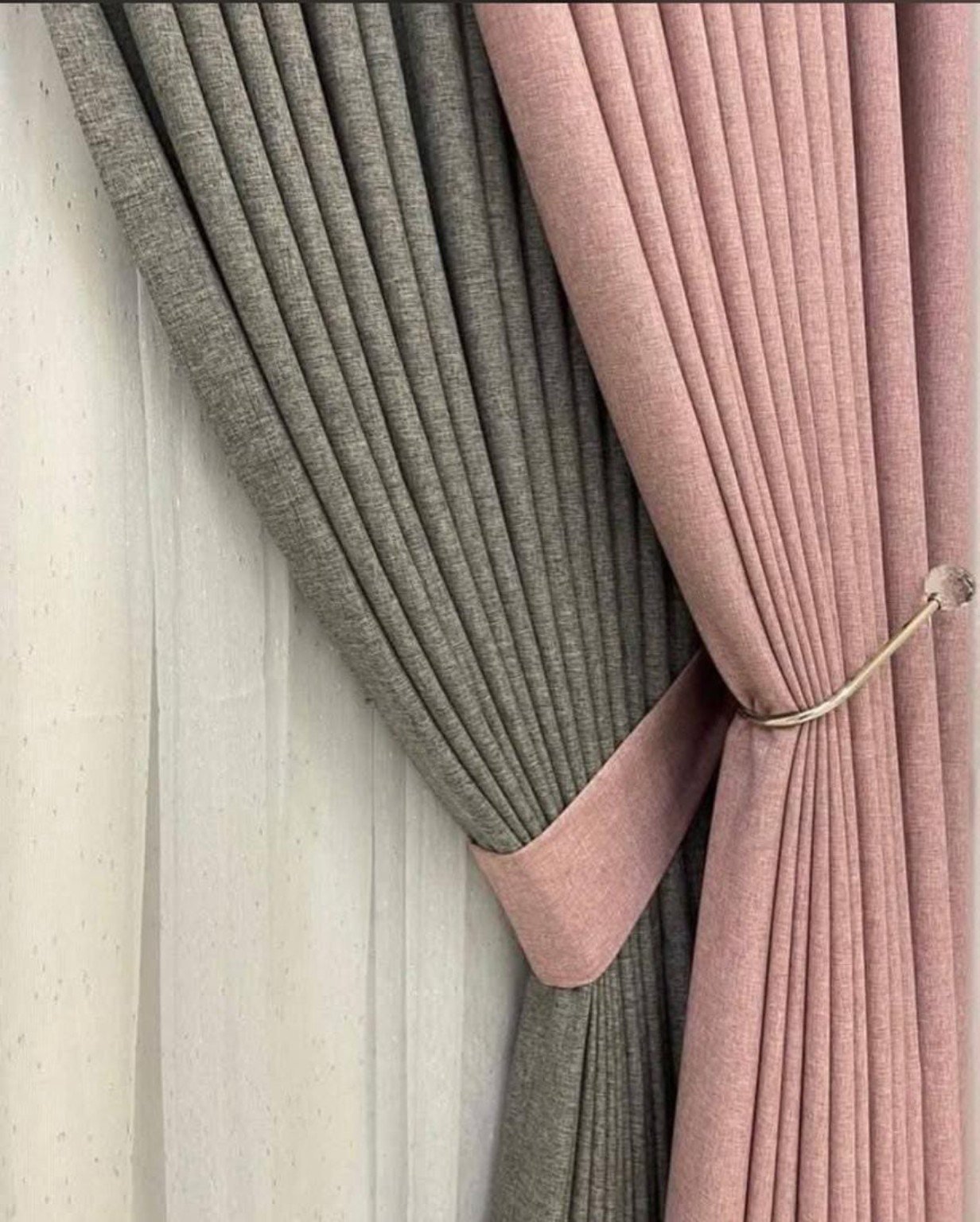 Two-Tone Drapery Detail